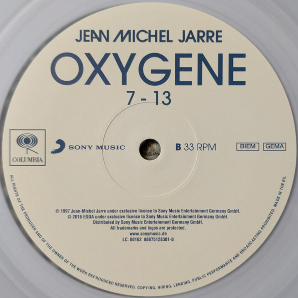 Jean-Michel Jarre / Oxygene Trilogy (40th Anniversary Edition)(Clear Vinyl)(3LP+3CD)