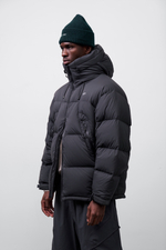 Куртка Nothomme Blue High Loft Mid Length Down Jacket "Dark Gray"