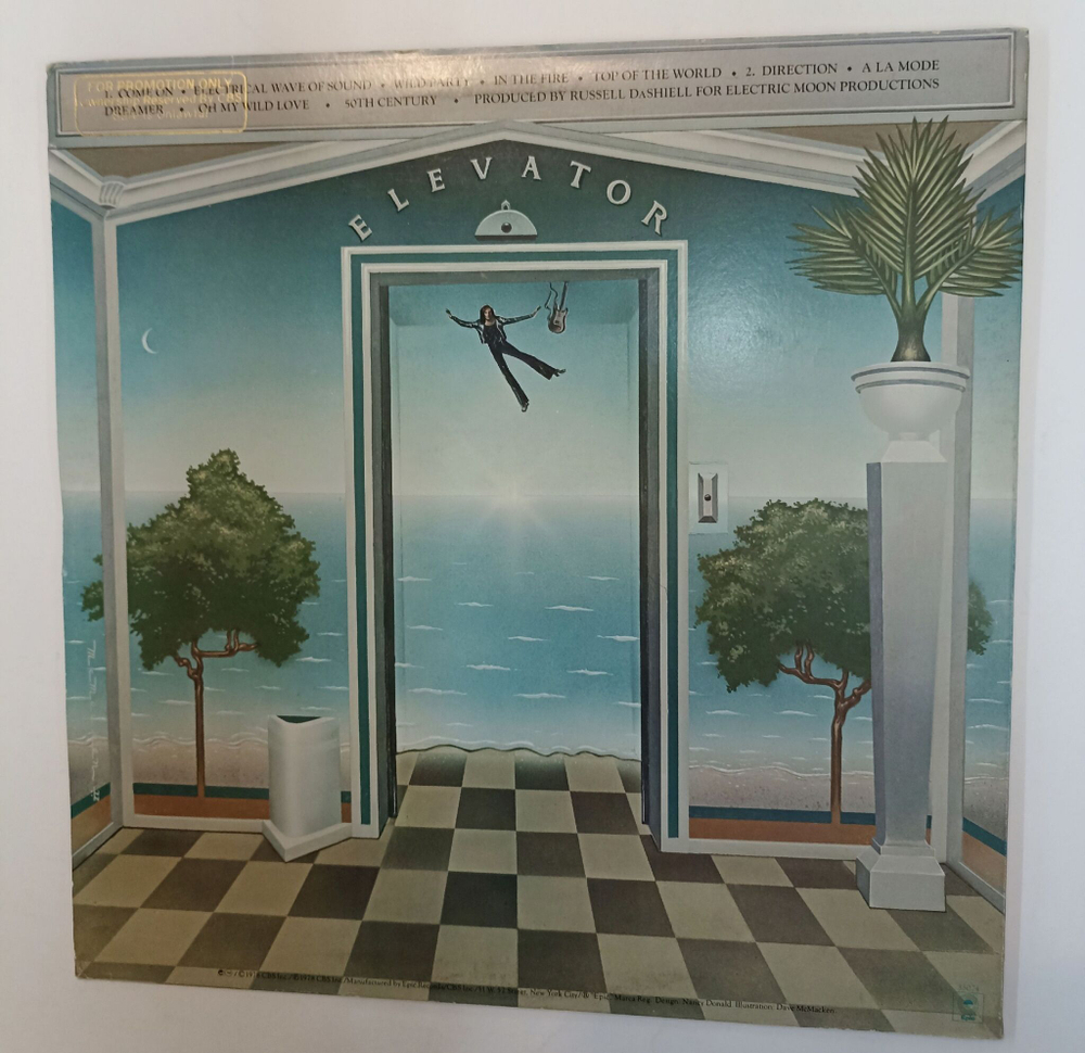 Винтажная виниловая пластинка LP Russell DaShiell Elevator (USA Promo 1978)