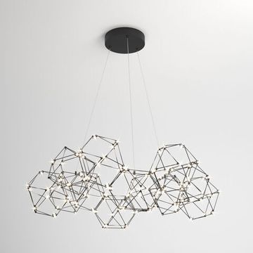 Подвесной светодиодный светильник LED 55W 4000К 90169/12 чёрный жемчуг Uma Eurosvet