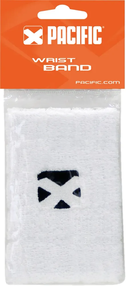 Напульсник теннисный Pacific Wristband - white/blue