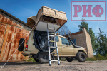 Палатка на крышу автомобиля РИФ Soft RT02-120, тент песочный, 120х240х115 см