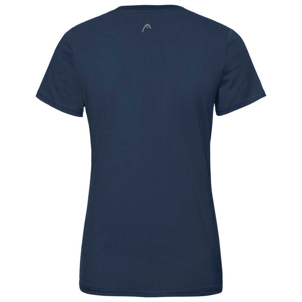 Женская футболка теннисная Head Lucy T-Shirt W - dark blue/white