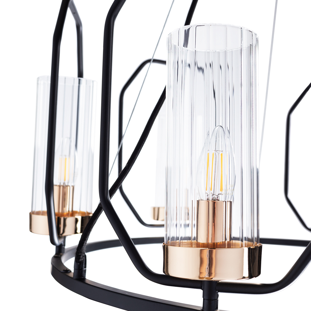 Светильник подвесной Arte Lamp Celaeno A7004SP-6BK