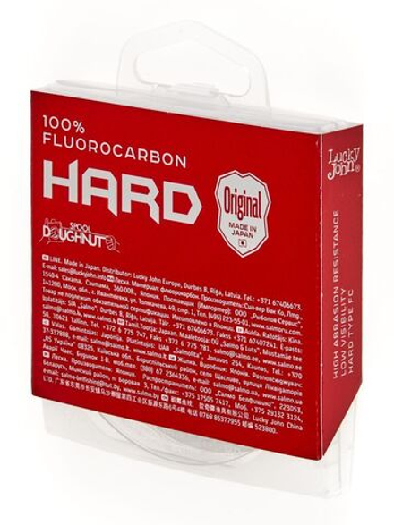 Леска монофильная Lucky John FLUOROCARBON Hard 30 м, 0,28 мм