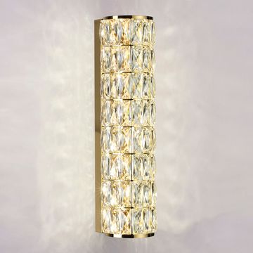 Хрустальный настенный светодиодный светильник 8W 4000К 4926/8WL золото Panta Odeon Light
