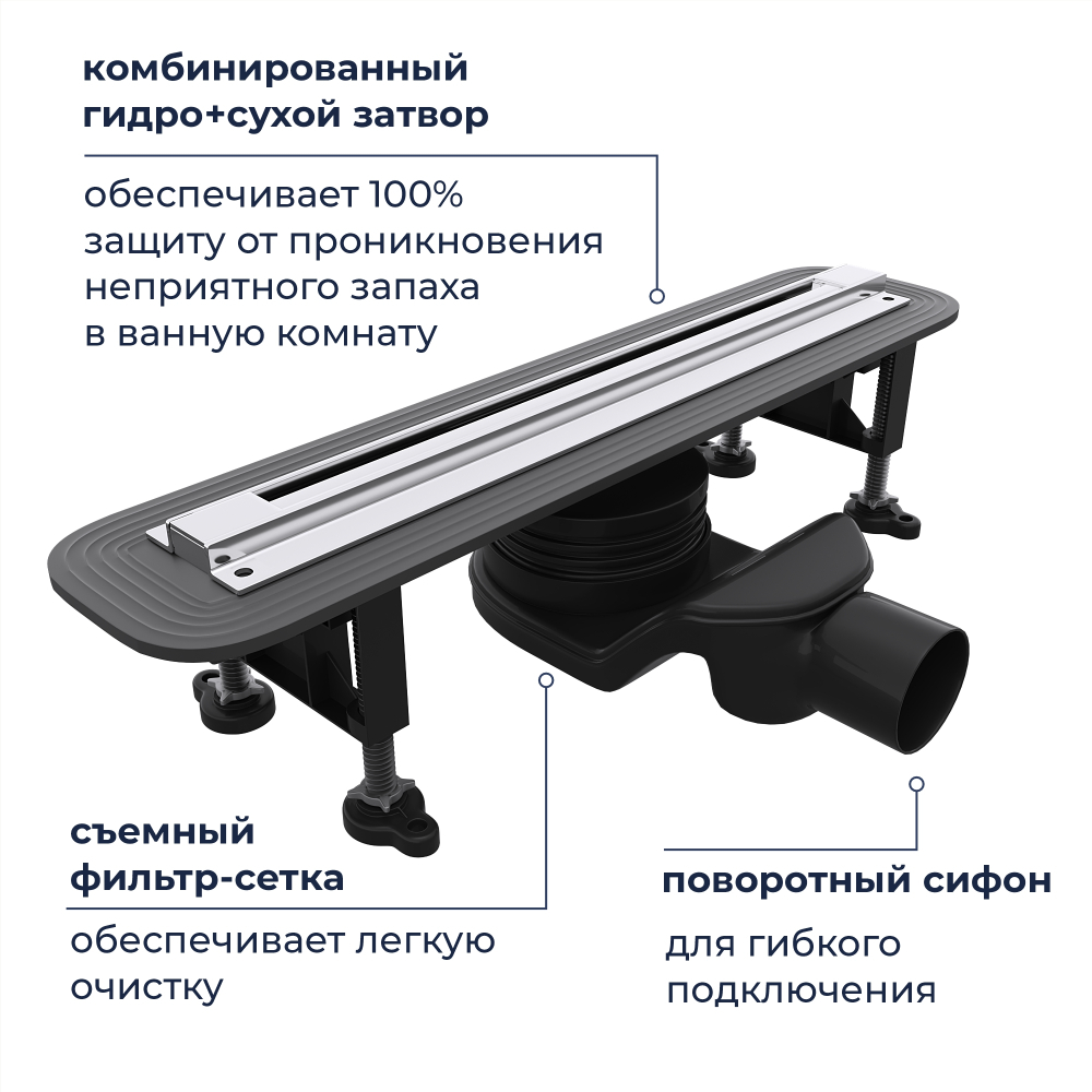 Душевой трап RGW SDR-56 (600)
