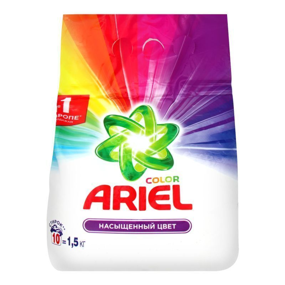ARIEL Автомат Средство моющее синтетическое порошкообразное Color 1.5кг