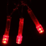 Гирлянда для дома 16м 180 ламп LED прозрач.пров.,8 реж, IP-20, Красный (возможность соединения)