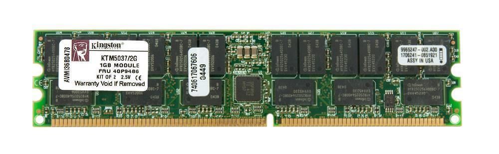 Оперативная память Kingston / DDR266 1GB REG ECC PC2100 40P9486