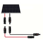 Кабель для солнечных батарей 6мм (10 метров) mc4 awg12