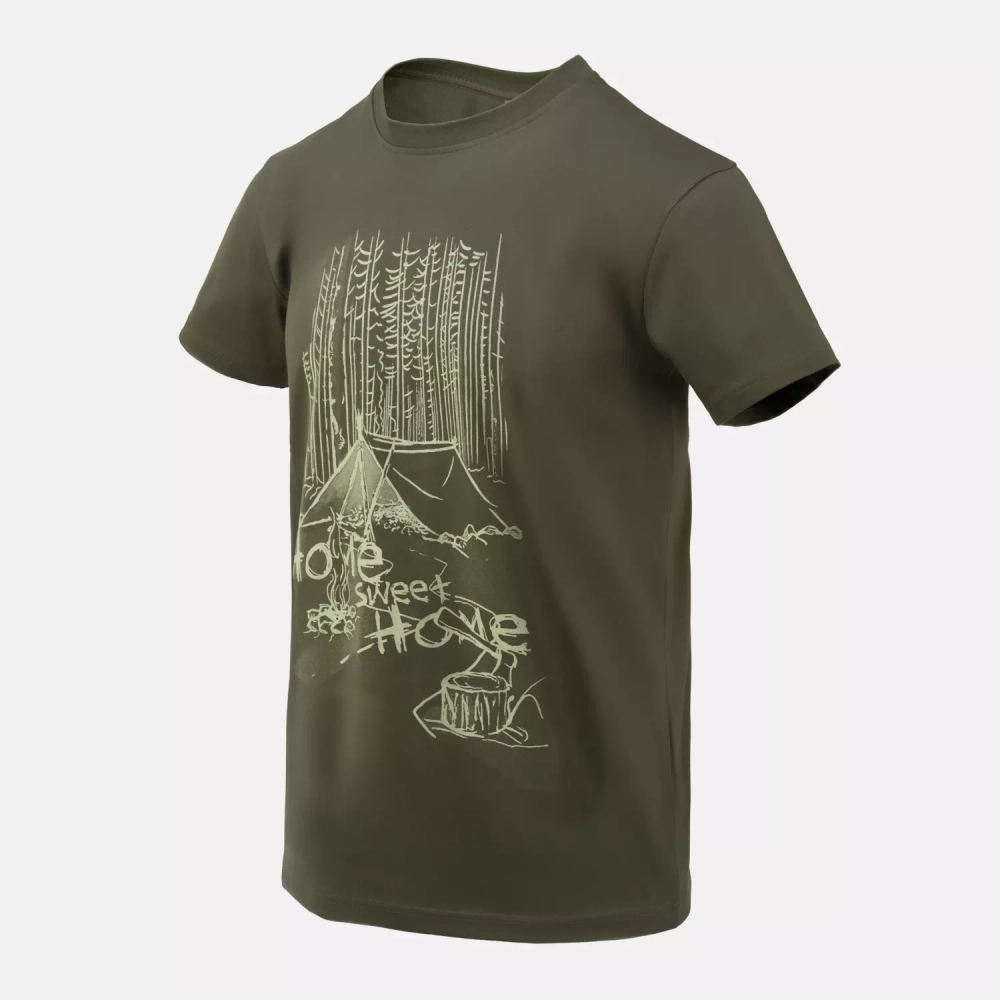 Helikon-Tex Футболка T-shirt Home Sweet Home (Cotton) (Taiga Green)
