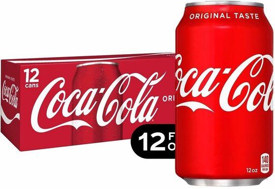 Напиток Coca Cola, б/а с/г, 355 мл, 12шт Америка  АТ