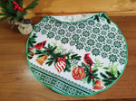 Полотенце кухонное, круглое, 2 шт, рогожка