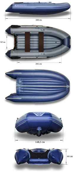 Лодка ПВХ ФЛАГМАН 300
