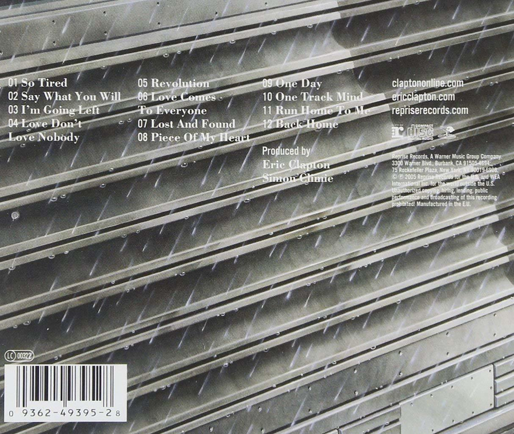 Eric Clapton / Back Home (CD)