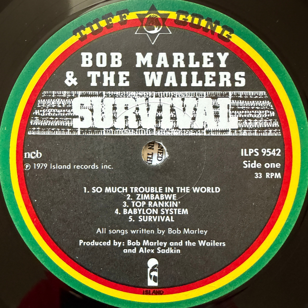 Bob Marley & The Wailers - Survival (Скандинавия 1979г.)