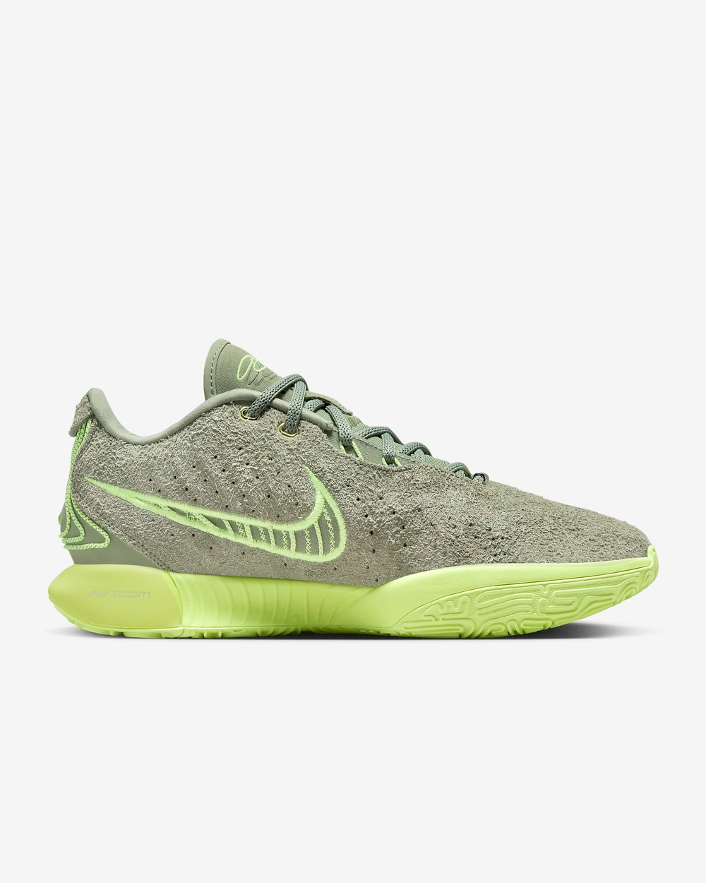 Заказать в Москве Nike LeBron 21 Oil Green / Volt