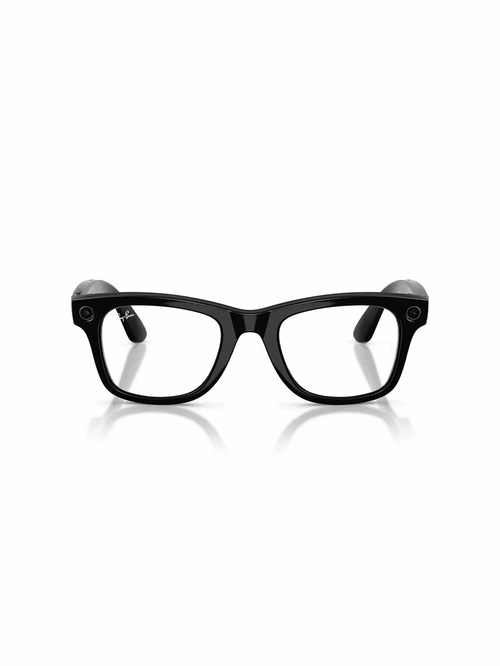 Умные очки Ray-Ban Wayfarer (Gen 2), линзы Transitions Graphite Green (фотохром), оправа Shiny Black, размер 53(L)