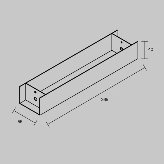Основание для блока Accessories for tracks Arity TRA233-BB-B Maytoni