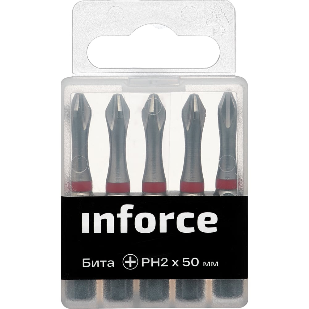 Бита (5 шт; PH2; 50 мм) Inforce 11-01-292