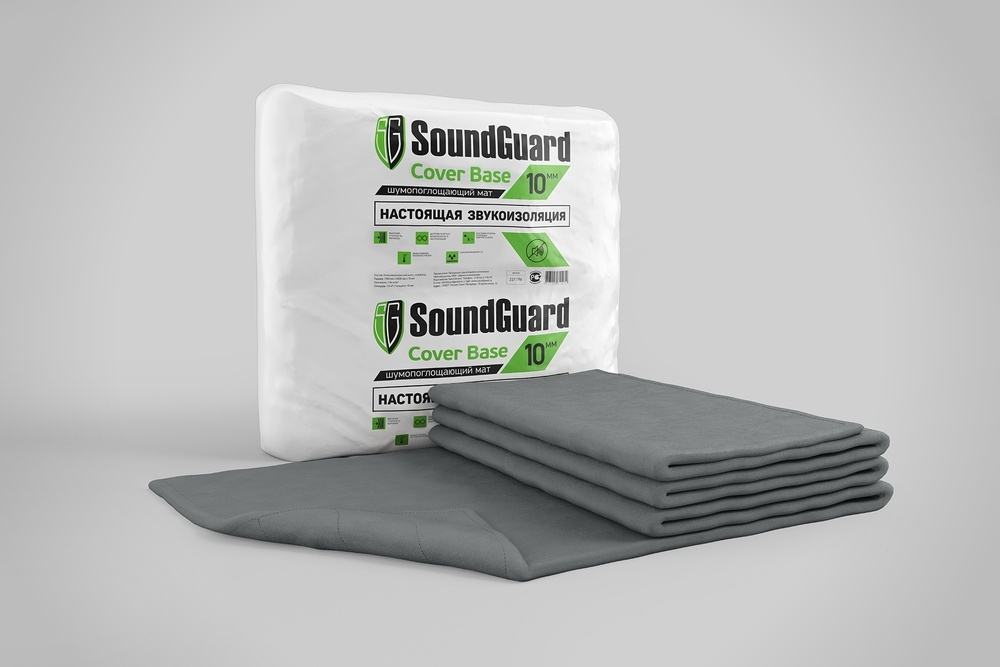 Звукоизоляционный мат SoundGuard Cover Base Ковер Бейс