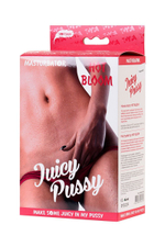 Тугой фигурный мастурбатор-вагина JUICY PUSSY HOT BLOOM (Цвет: телесный)