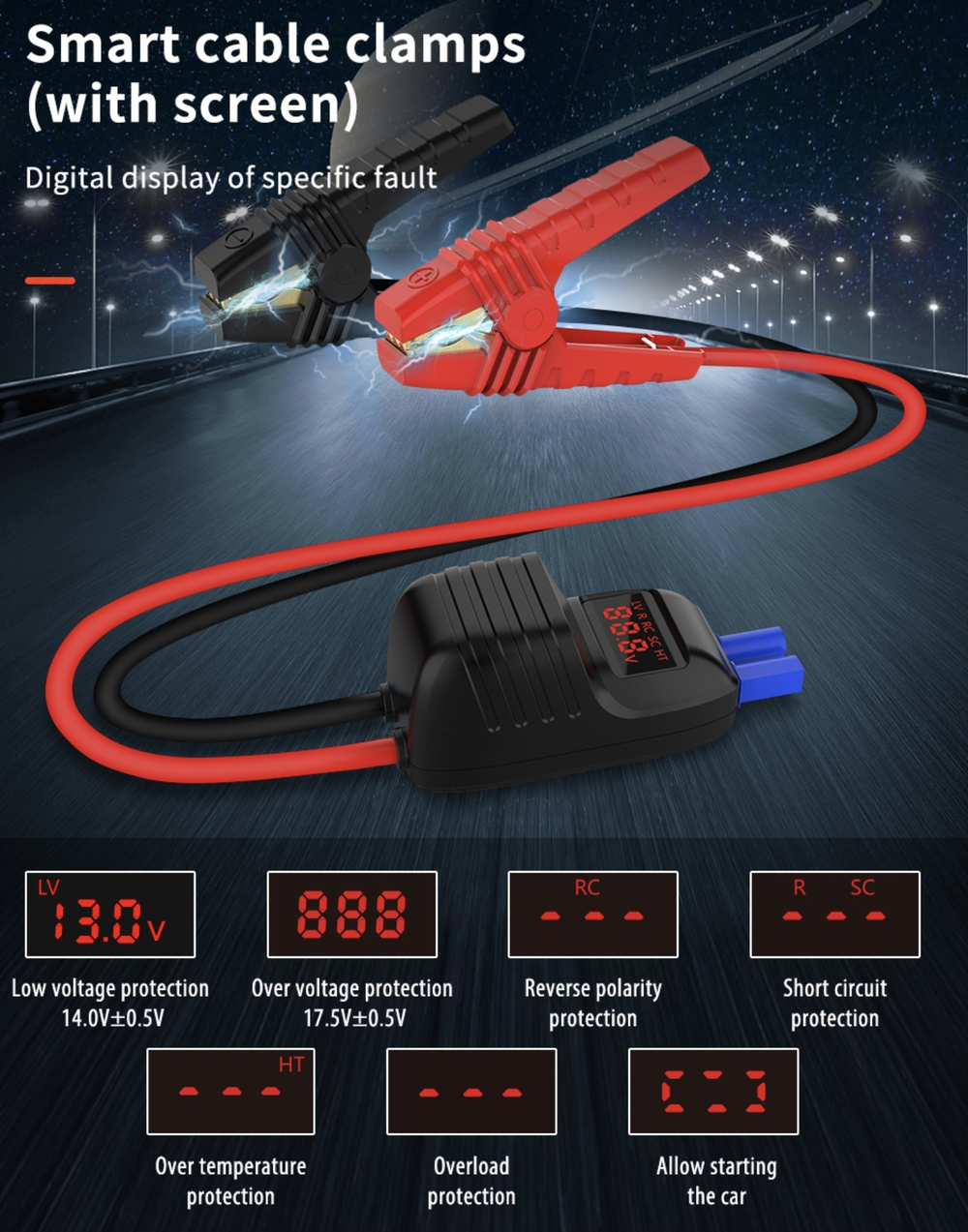 Устройство пусковое портативное бустер 8Ah 1000A Utrai JStar Mini