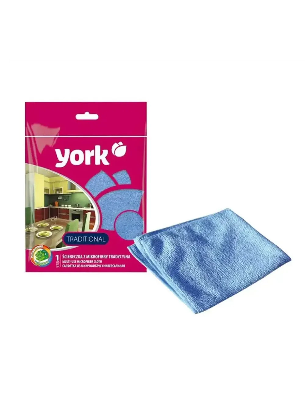 Салфетка из микрофYORK   30х30 см