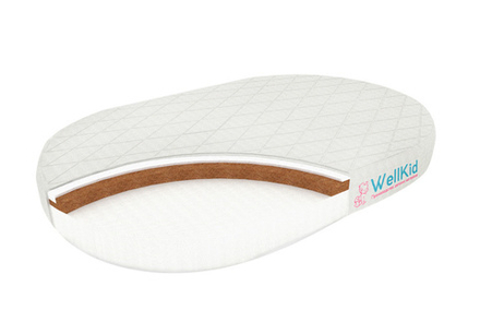 Матрас WellKid Львенок мягк. угол ст. жаккард 120*60 (холкон+кокос)