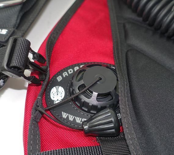 Подвесная система Sopras Sub с крылом для конфигурации Sidemount Rec красный