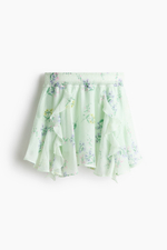 Юбка с оборками из смеси с лиоцеллом - H&M