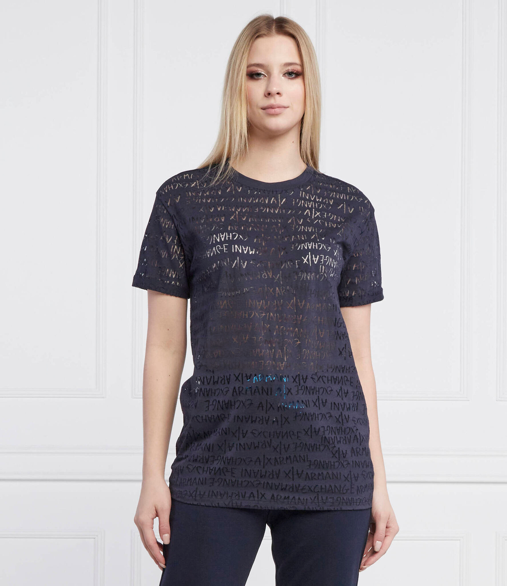 футболка Armani Exchange - темно-синий(3LYTKZ YJ6HZ)