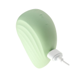 Салатовый вакуум-волновой стимулятор клитора 9,1см Satisfyer Pearl Diver