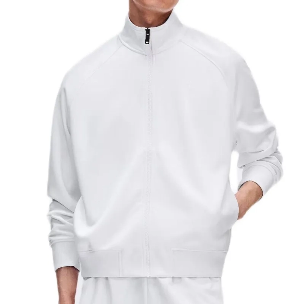 Мужская теннисная кофта On Courtside Full Zip LDN Edit - white