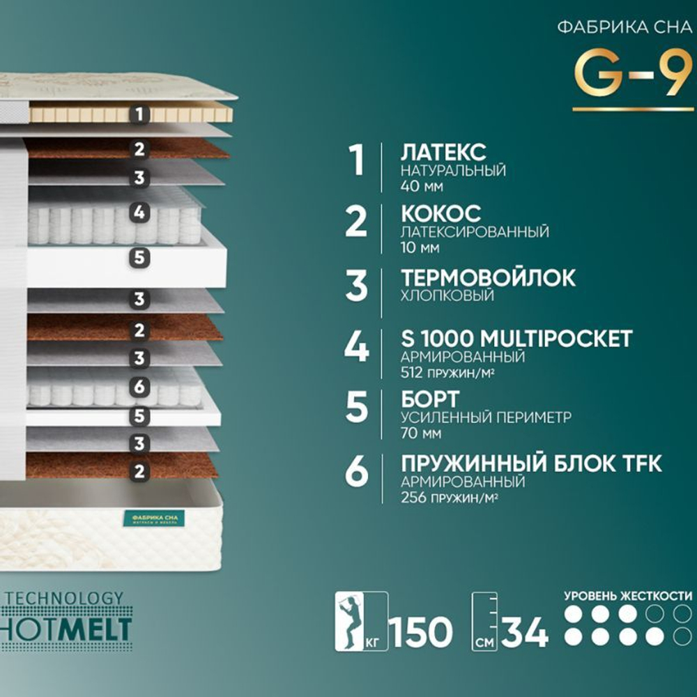 Матрас Фабрика сна G-9