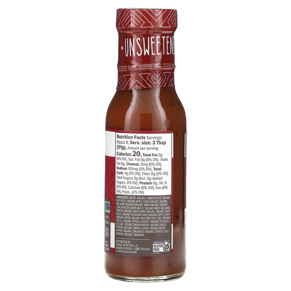 Primal Kitchen, Органический классический соус для барбекю, несладкий, 241 г (8,5 унции)