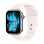 Умные часы Apple Watch Series 11 GPS, 42mm, Space Gray Aluminium Case with Light Blush Sport Band, M/L