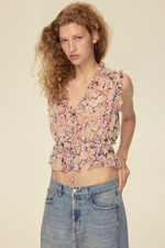 Топ из лиоцелла с оборками - H&M