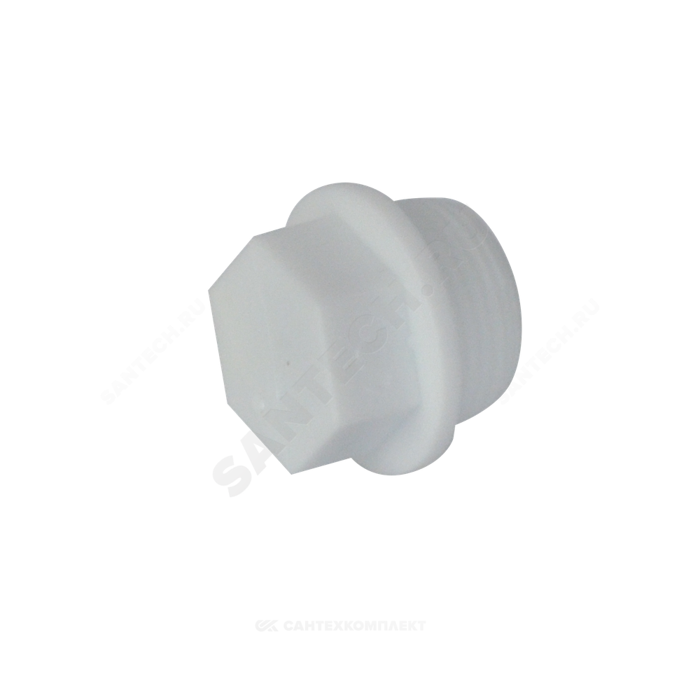 Заглушка PP-R белая Дн 20х1/2" НР PRO VALFEX 10163020-PRO