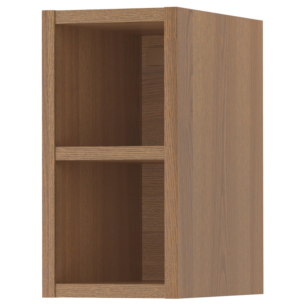 IKEA VADHOLMA  (ИКЕА ВАДХОЛМА)  -  Шкаф открытый - коричневый/тонированный ясень 20x37x40 см