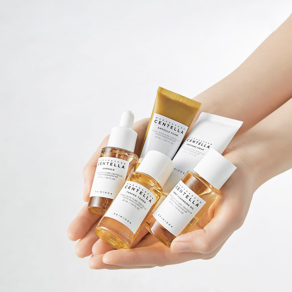 SKIN1004, Мадагаскарская готу кола, набор из 5 предметов