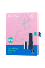 Вибромассажер Satisfyer Mini Lovely Honey черный золото 11,4 см