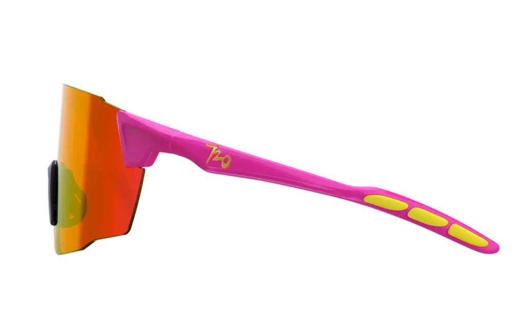 Спортивные очки 720armour Kamikaze Cylinder / Geisha Purple / Smoke Full Red Ti Lens