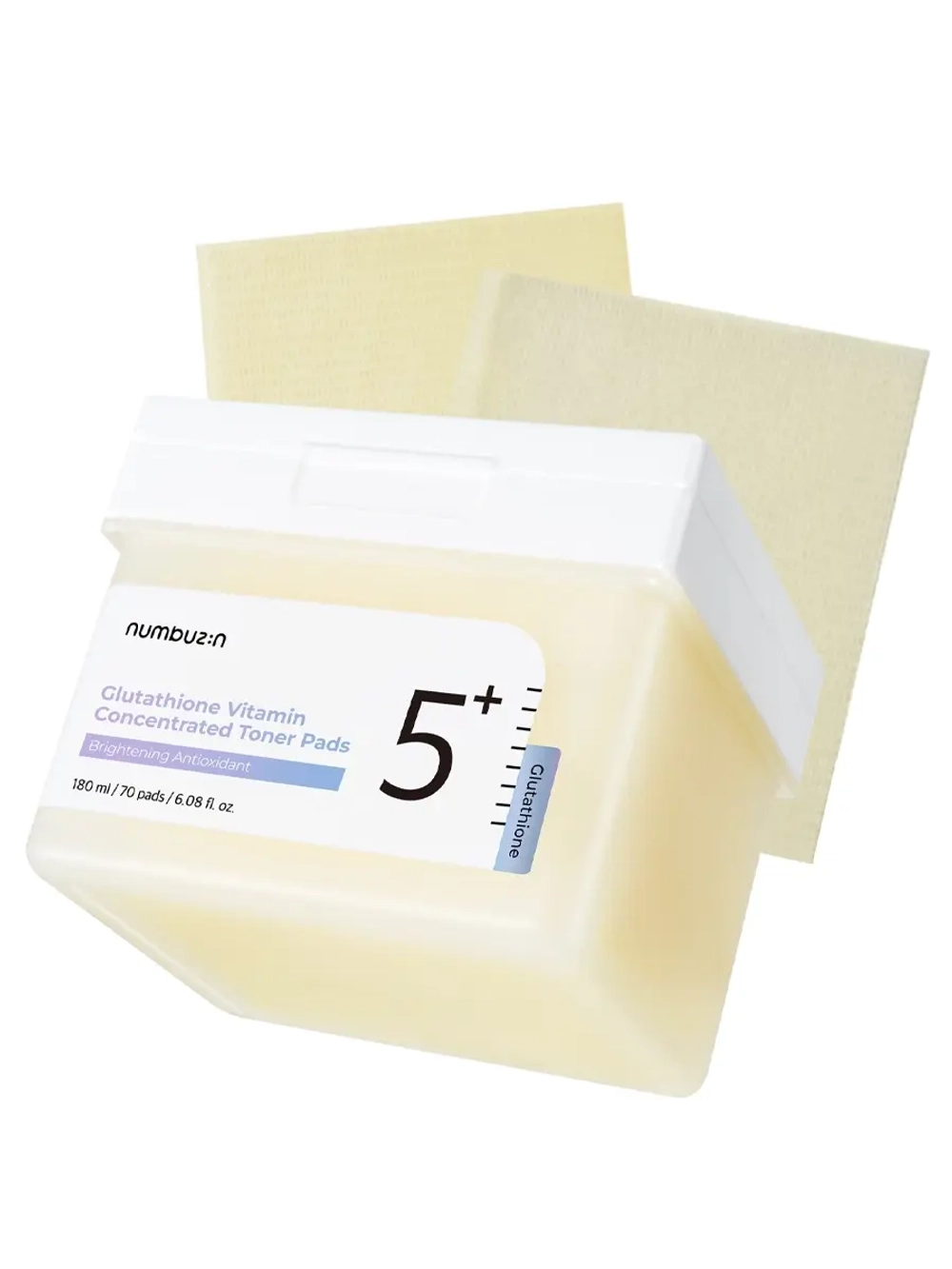 Numbuzin Осветляющие витаминные пэды с ниацинамидом No.5 Vitamin-Niacinamide Concentrated Pad 70 шт