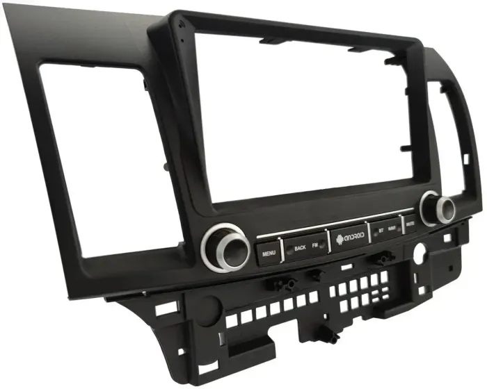 Магнитола для Mitsubishi Lancer X 2007-2016 (рамка с крутилками и кнопками) - Teyes CC4-PRO монитор 9.5" 2K QLED на Android 13, Быстрейшая, Snapdragon 778G, ИИ, CarPlay, DSP, 4G SIM-слот
