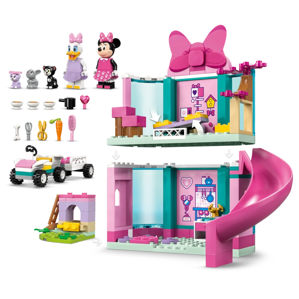 Конструктор LEGO Disney 43274 Отель для домашних животных Минни
