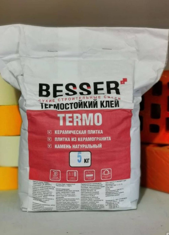 Клей для плитки Термо 3 кг ТМ "BESSER" 400