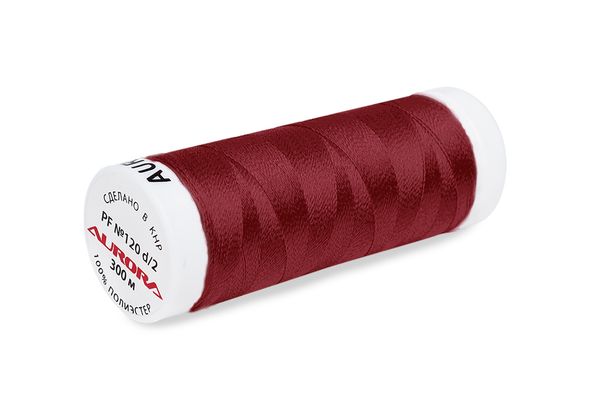 Нитки для креативных работ Aurora №120, 300 м, цв. PF1586, 5 катушек