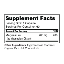 Magnesium 200mg 60 капсул Zahler